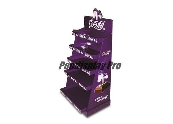 Mor Özel Karton POP görüntüleri 3D Logo 5 Sütlü Çikolata Katmanı