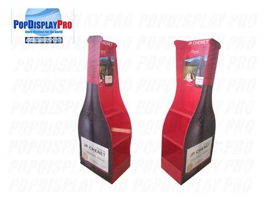 Sac Metal Kalıcı Ekran 2 Taraflı Kırmızı Şarabı Gösterme 108KGS Desteklenir