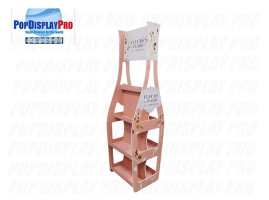 Red Wine Product Display Stand 2 Way Displaying 4 Metal Shelves Light Duty
